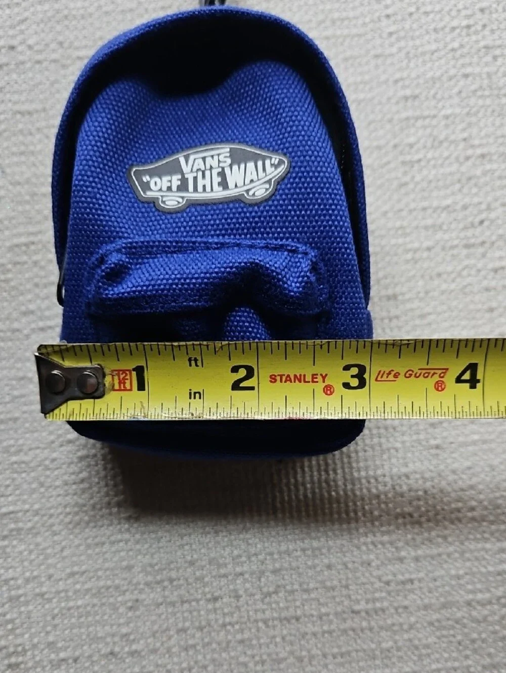 Vans Royal Blue Mini Bagcharm with 'Off The Wall' Logo